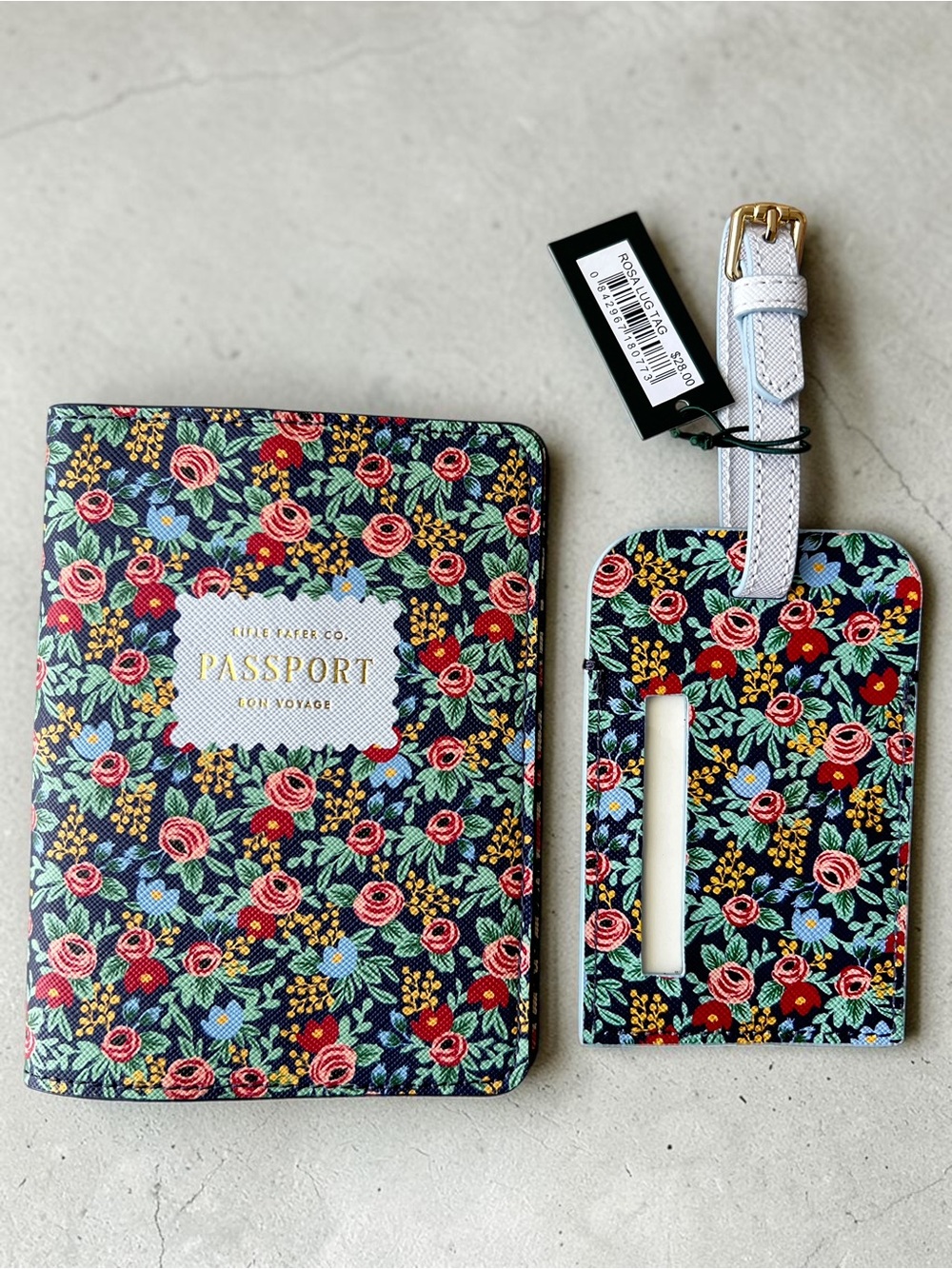 Rifle Paper Co. travel set